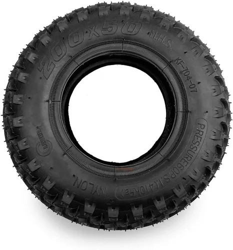 L-faster Neumático y tubo todoterreno de 200 x 50 de 8 pulgadas y neumático de montaña y tubo de aire para monopatín de montaña y ruedas neumáticas