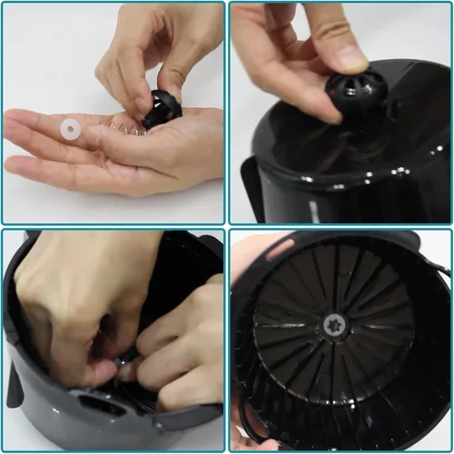 Miniatura 6 de Paquete de 2 kits de tapones de repuesto para máquina de café Mr. Coffee 185774-000-000 185774 000 000 112435-000-000 Hamilton 990117900 990237500