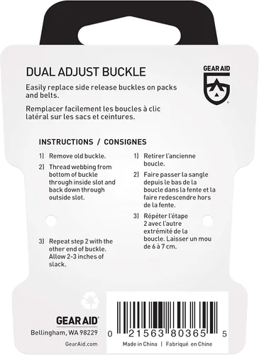 Miniatura 2 de GEAR AID Kit de hebilla de ajuste doble