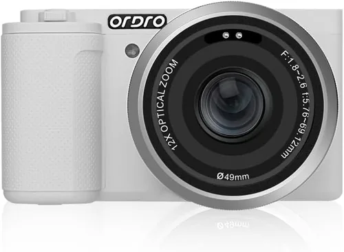 ORDRO Cámaras digitales G730 4K para fotografía | Cámara de vlogging de 56MP para YouTube | Cámara de video con zoom óptico 12X de enfoque