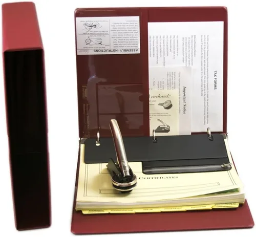 Miniatura 9 de Blumberg - Kit corporativo de belleza negra con actas y estatutos de PDF Corporation, carpeta de registros, sello corporativo, certificados impresos