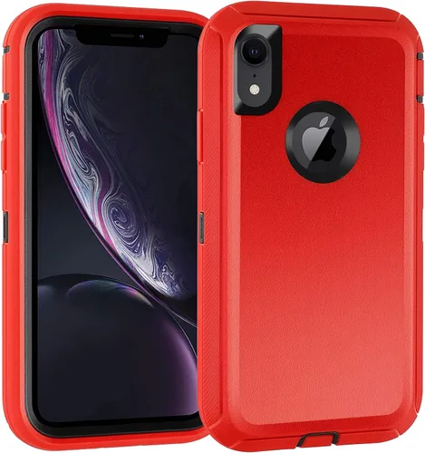 Miniatura 13 de Co-Goldguard Funda para iPhone XR, [3 capas] [a prueba de golpes] [a prueba de caídas] para iPhone XR, funda de protección resistente para iPhone