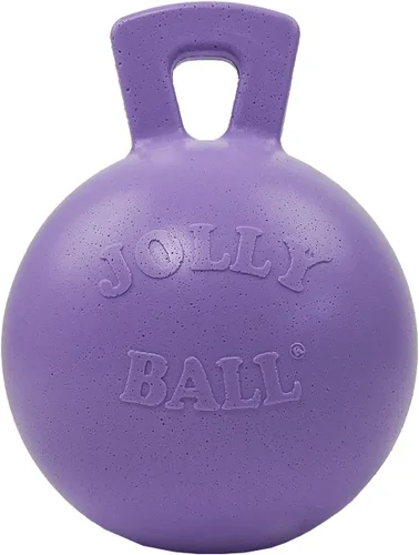 Miniatura 5 de Jolly Pets Tug-n-Toss - Pelota de juguete resistente para perros con asa, 10 pulgadas/XL, arándano para todos los tamaños de raza Azul (Arándano)