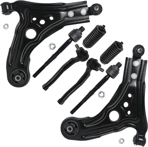 Miniatura 109 de Detroit Axle - Kit de brazos de control de extremo delantero de 8 piezas para Dodge Dakota 00-04, Durango 00-03, 4 brazos de control superior e