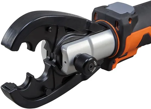 Miniatura 6 de Klein Tools BAT20-7T12 - Mandíbula de prensado, con matriz fija O y cabezal de ranura D3 para uso con crimpadora de cables a batería de Klein Tools