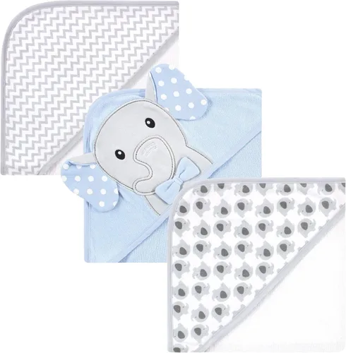 Miniatura 39 de Hudson Baby Toallas unisex con capucha de algodón para bebé, unicornio rosa, talla única