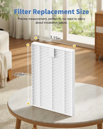 Miniatura 6 de Paquete de 6 filtros HEPA de repuesto compatibles con Momcozy KleanPal Pro/Grownsy/Papablic/MOMFANN - Lavadora y esterilizador de biberones