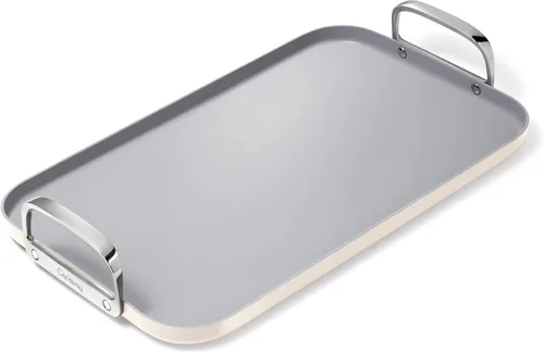 Miniatura 10 de Caraway Plancha de doble quemador, sartén de 19 x 12 pulgadas, revestimiento de cerámica antiadherente, no tóxico, sin PTFE ni PFOA, apto para horno
