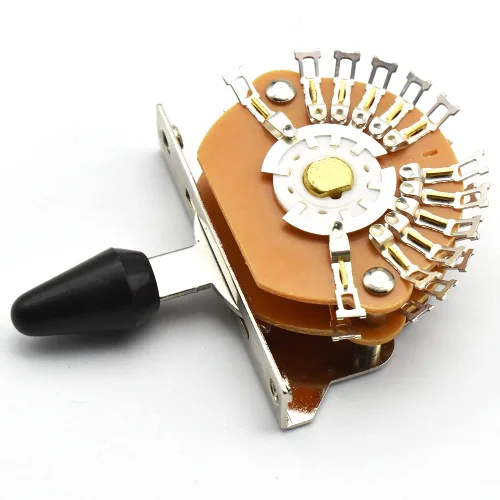Miniatura 7 de Guitarra de 5 vías 24 teclas Super interruptor de palanca selector de pastilla Super 4-Pole Double Wafer para guitarras Strat/Tele con punta