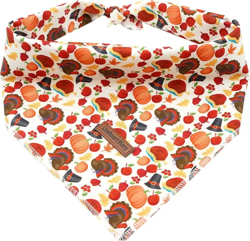 Miniatura 26 de Lionheart Glory Bandana para perro, bufanda azul para perro, estampado de cerveza, ajustable para perros pequeños a grandes