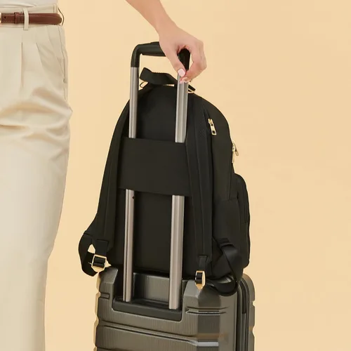Miniatura 4 de JuJuBe Mochila para pañales con cambiador, organizador de gran capacidad de 11 bolsillos, 2 bolsillos interiores aislados para botellas, bolsillo