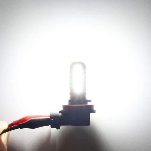 Miniatura 5 de PHINLION Bombillas LED antiniebla H11, súper brillantes 3030 27-SMD H8 H16 Bombilla LED de repuesto para luces DRL o antiniebla, 6000K blanco xenón