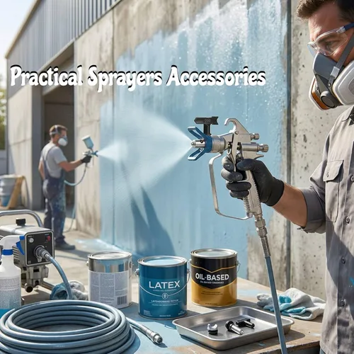 Miniatura 7 de Boquilla reversible de pintura de acero de tungsteno, punta de aerosol de pintura sin aire Accesorios para máquinas de pulverización sin aire (417)