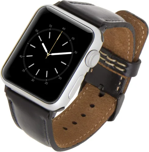 Miniatura 23 de Tuscany - Correa de reloj de cuero prémium para Apple Watch Series 11, 10, 1.654 in, Series 9, 8, 7, 6, 5, 4, 3 y SE 3/2/1 de 1.614 pulgadas, 1.575