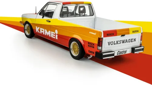 Miniatura 7 de solido Volkswagen Caddy KAMEI 1982