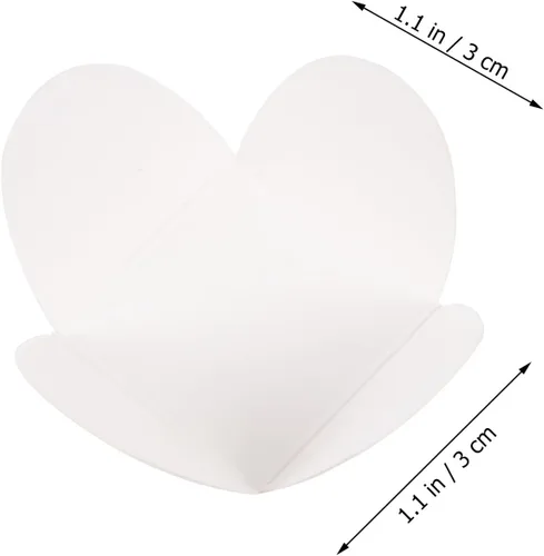 Miniatura 3 de 100 piezas de envoltorios de trufas para tazas de papel de chocolate para el día de San Valentín, tazas de trufas de dulces, suministros