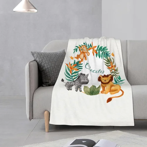 Miniatura 6 de Manta personalizada para bebé, manta personalizada con nombre para recién nacidos/bebés/niños para/manta de forro polar personalizada, regalos