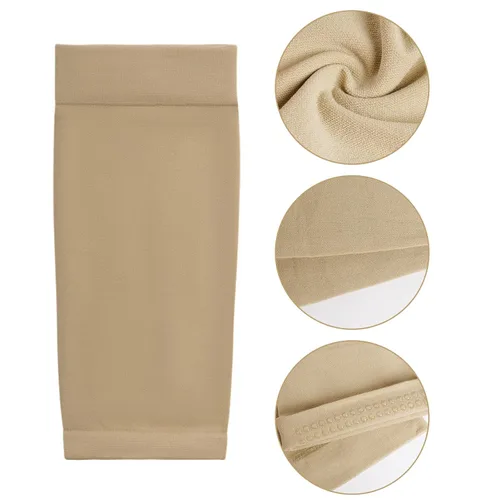 Miniatura 4 de HOVEOX 1 par de mangas de antebrazo para cubrir tatuajes para hombres y mujeres, Desnudo/, Grande