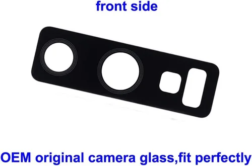 Miniatura 2 de Reemplazo de lente de cristal de la cámara trasera del OEM para Samsung Galaxy Note 9 (todos los portadores) con adhesivo preinstalado con Negro