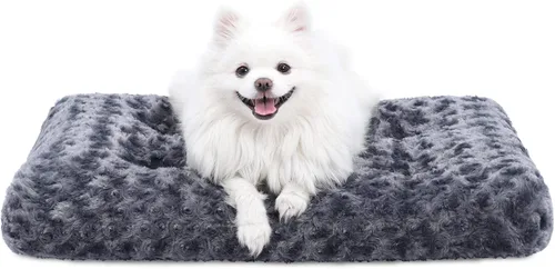 Miniatura 22 de KSIIA Cama Lavable para Perros Cama de Felpa de Lujo para Jaula de Perros Almohadilla Cómoda para Perrera Alfombrilla Antideslizante para Dormir