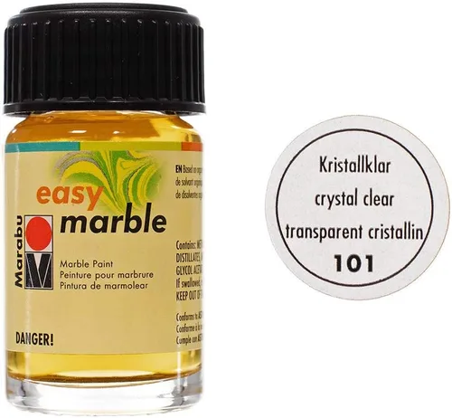 Miniatura 7 de Craft County Pintura de mármol – Pintura para cerámica, papel y vidrio – Crea manualidades multicolores únicas – Solo tienes que añadir agua