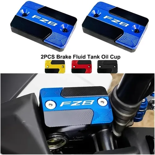 Miniatura 2 de For FAZER FZ 8 FZ8 2010 2011 2012 2013 2014 Motorcycle CNC Aluminum Front Brake Reservoir Fluid Tank Oil Cup Cover
