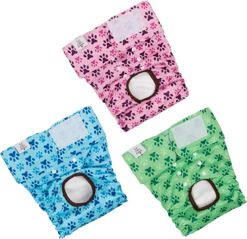 Miniatura 28 de CuteBone D36L - Pañales para perras, paquete de 3 unidades, tamaño L, D36L