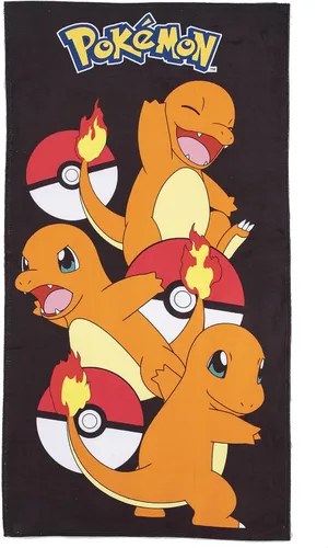 Miniatura 8 de Northwest Toalla de playa Pokémon – Diseño de Pikachu y Poké Ball – Toalla suave y absorbente de 30 x 60 pulgadas para baño, piscina o playa