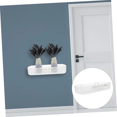 Miniatura 8 de Veemoon Estante de almacenamiento montado en la pared, estante adhesivo para baño, soporte para artículos de ducha, no requiere agujero, ahorro