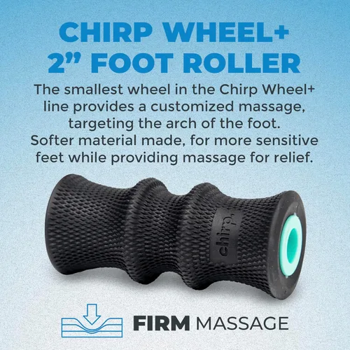 Miniatura 2 de Rodillo de espuma Chirp Wheel – Alivio específico para espalda y cuello, estirador de la columna lumbar, estirador de espalda de descompresión