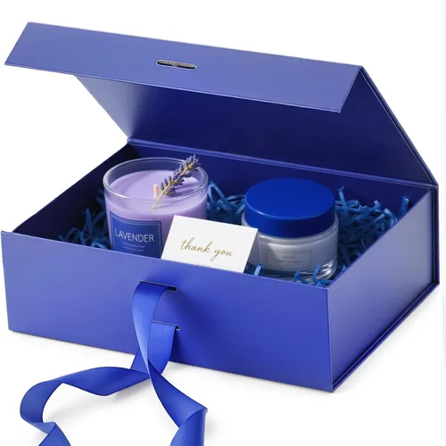 Miniatura 9 de VGOODALL Caja de regalo negra, 10.5 x 7.5 x 3.1 pulgadas, cajas de regalo para regalos con tapas, cierre magnético, caja plegable para propuesta