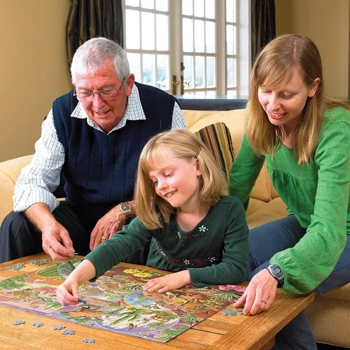 Miniatura 3 de Cobble Hill Family Piece's 350 Puzzle – Desert Magic – Póster de muestra incluido