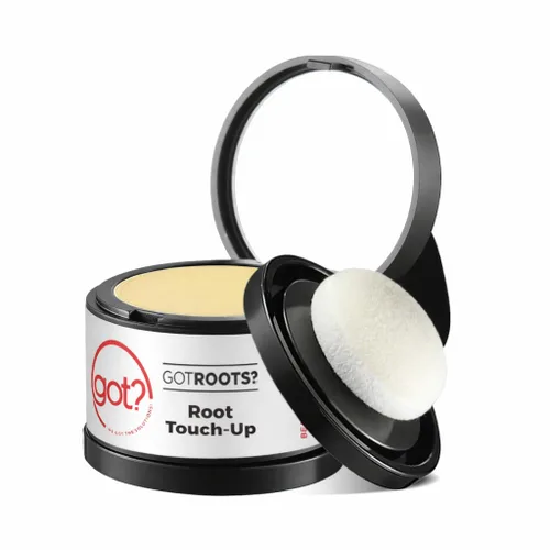 Miniatura 10 de Polvo de cobertura de raíz rubio natural, retoque instantáneo de raíces grises y polvo de línea capilar para cabello rubio natural, funciona