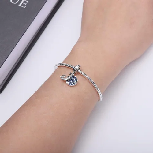 Miniatura 5 de LIGHTDOG Abalorios de plata de ley 925 para pulseras Pandora, collares para mujer, cuentas colgantes, cuentas de joyería, regalos para mujeres