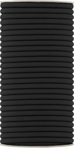 Miniatura 19 de Mandala Crafts Cuerdas elásticas negras de 1/5 de pulgada y 0.197 in – 22 yardas de cuerda elástica resistente para cuerda de kayak, reemplazo
