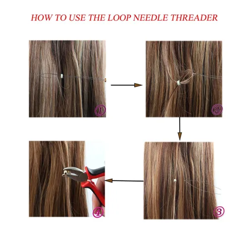 Miniatura 6 de Micro Links - Kit de herramientas de extensiones de cabello, alicates, ganchos para tirar, dispositivo de cuentas para cabello con micro anillo