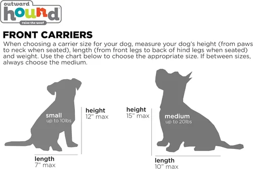 Miniatura 9 de Outward Hound PupPak - Transportador delantero para perro, pequeño, gris, mochila para mascotas de senderismo y campamento manos libres