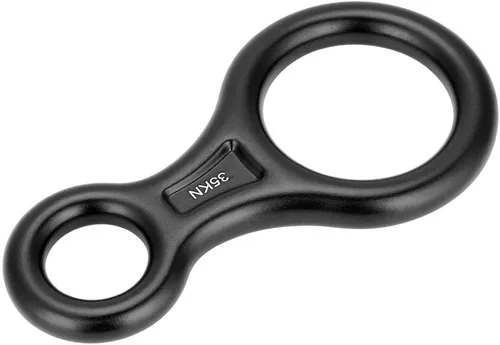 Miniatura 8 de Tbest Terminal 8 Descender, 35KN Heavy Duty Climb Aluminio Figura 8 Descender Rigging Plate, Rappel Al Aire Libre Escalada Equipo De Rescate De