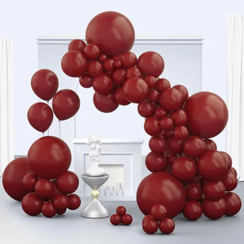 Miniatura 47 de Globos color beige, 150 unidades de diferentes tamaños, paquete de globos de 18 pulgadas, 12 pulgadas, 10 pulgadas, 5 pulgadas, color marfil crema