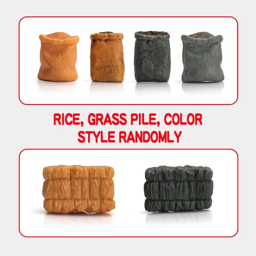 Miniatura 5 de 13 piezas de juguetes de granja, accesorios de comida de granero, juego de herramientas de granja de juguete para animales, figura de caballo, set