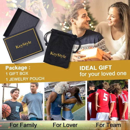 Miniatura 9 de GoldChic - Collar con números de joyería para hombres y mujeres, collares de béisbol personalizados para jóvenes con número para niños, cadena