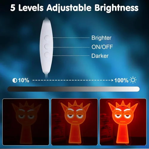 Miniatura 4 de Letreros de neón de juego AHlove para decoración de pared, luces LED de neón de anime para dormitorio, cueva de hombre, regalos de cumpleaños