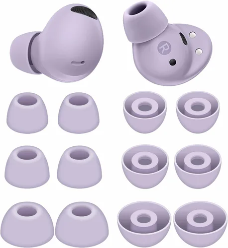 Miniatura 8 de 6 pares de auriculares Galaxy Buds 2 Pro para los oídos, S/M/L de repuesto de goma de silicona suave de gel flexible, tapones para los oídos