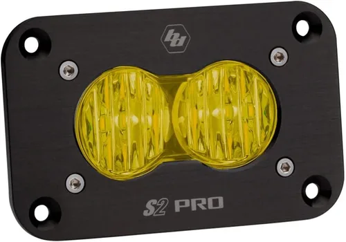 Miniatura 7 de Baja Designs S2 Pro LED Negro Empotrable Luz Pod (conducción/combinado; ámbar)