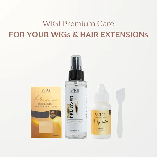 Miniatura 8 de WIGI Extensiones de cabello adhesivas de alta calidad, cabello humano 100 % real, 1.76 onzas por paquete, 20 unidades, extensiones de cabello lacio