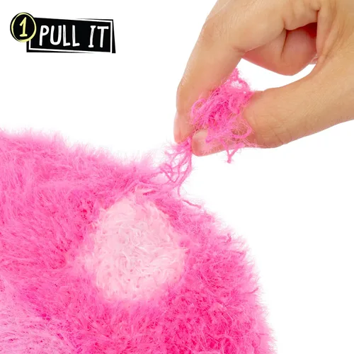 Miniatura 4 de Fluffie Stuffiez Rainbow - Peluche coleccionable grande de 11 pulgadas, desembalaje sorpresa con ASMR abrazable Fidget DIY Fur Pull, pelusa