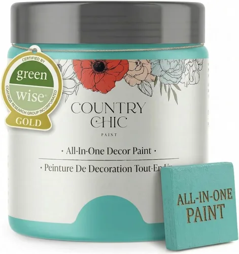 Miniatura 31 de Country Chic Pintura todo en uno estilo tiza para muebles, gabinetes, decoración del hogar, ecológica, acabado mate, imprimación incorporada y capa