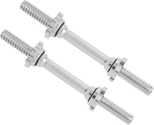 Miniatura 14 de Yes4All Threaded Dumbbell Handles, Adjustable Dumbbell Bar Pair, 14/16/18/24-Inch Sizes, Fits 1" or 1.15" Plates, Non-Slip Grip, Secure Star-Lock