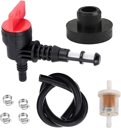 192980GS - Filtro de combustible para válvula de cierre de combustible compatible con BS 78299GS 80270GS Kohler 25 462 03-S Troy-Bilt 3500 3750 5000