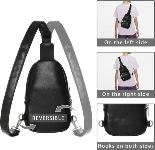 Miniatura 4 de INICAT Riñoneras cruzadas para mujer, bolso de viaje para mujer